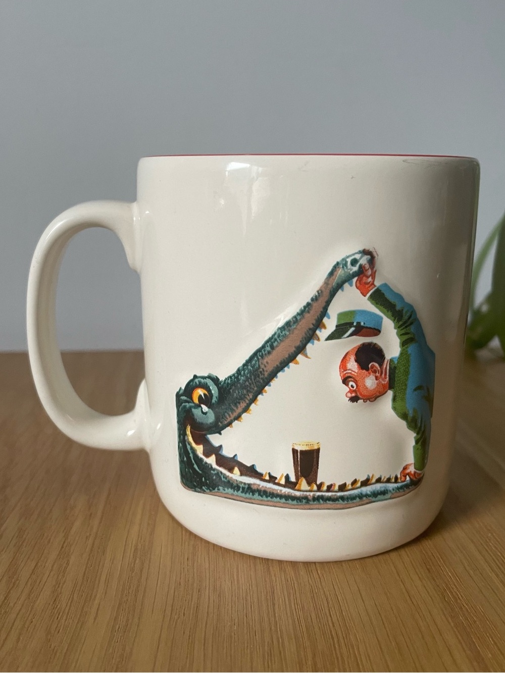 My Goodness My Guinness Coffee Mug 3D Alligator and Bear 2002